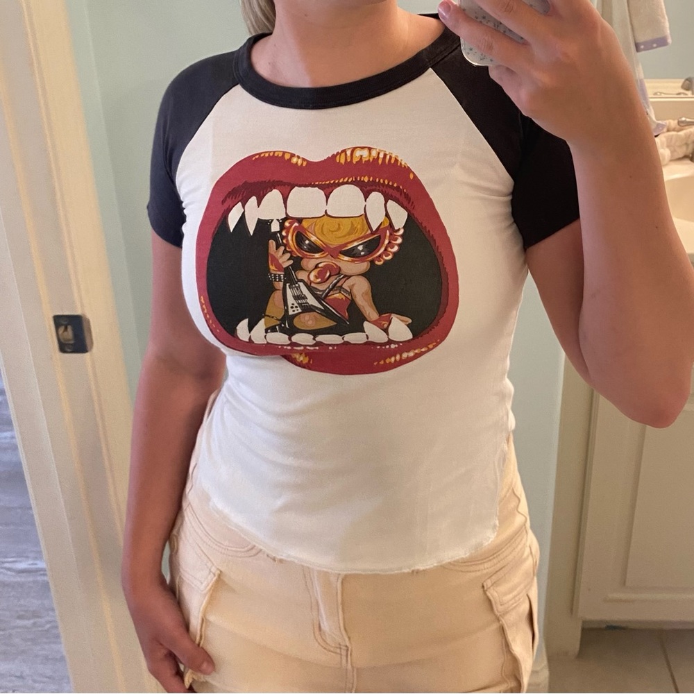 Hysteric glamour baby tee